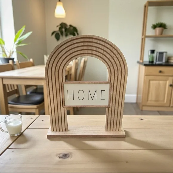 Wooden Arched Home Decor Accent - Picture 1 of 8